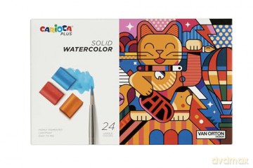 Carioca Plus - Water color set, 24 pcs (809311)