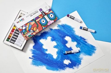Carioca Plus - Water-soluble oil pastels, 24 pcs (809315)
