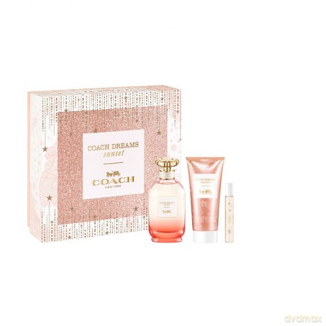 Coach - Dreams Sunset EDP 90 ml + EDP 7,5 ml + Body Lotion 100 ml - Giftset