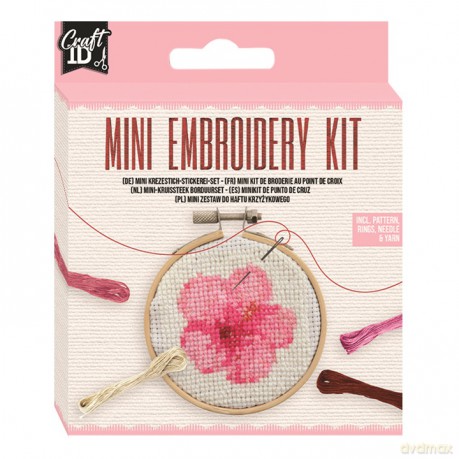 Craft ID - Mini embroidery kit - Flower (CR1711)