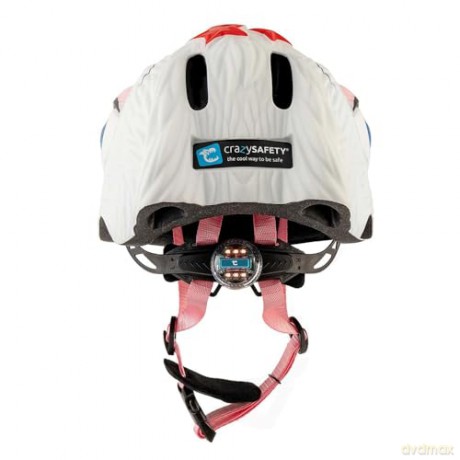 Crazy Safety - Bunny Bicycle Helmet - White (101001-02)