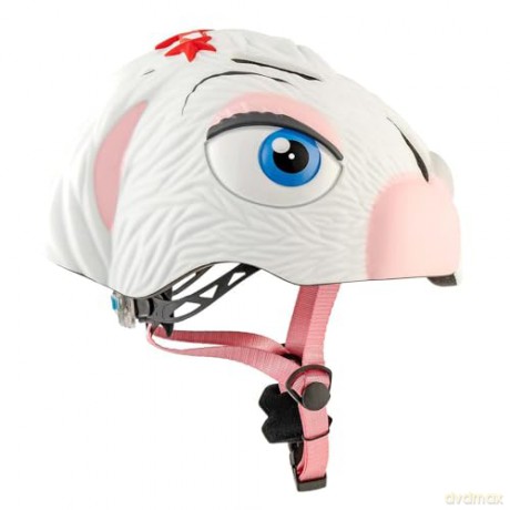 Crazy Safety - Bunny Bicycle Helmet - White (101001-02)