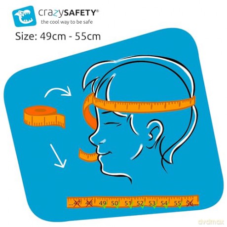 Crazy Safety - Chameleon Bicycle Helmet - Green (101101-01)