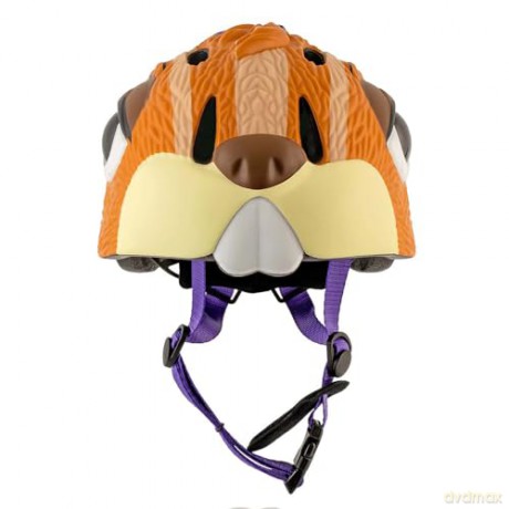 Crazy Safety - Chipmunk Bicycle Helmet - Brown (101001-03)