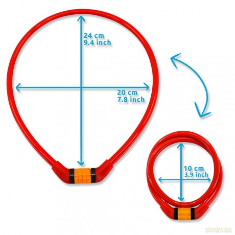 Crazy Safety - Code Lock - Red (210106-10)