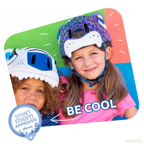 Crazy Safety - Dino Bicycle Helmet - Blue (100201-02-01)