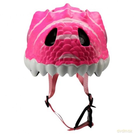 Crazy Safety - Dino Bicycle Helmet - Pink (100201-05-01)
