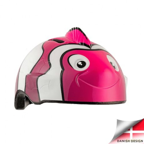 Crazy Safety - Fish Bicycle Helmet - Pink (102001-02)