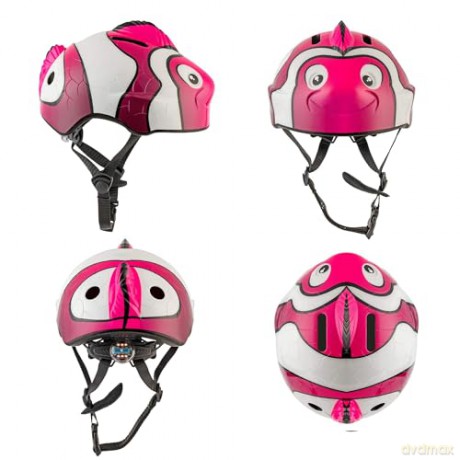 Crazy Safety - Fish Bicycle Helmet - Pink (102001-02)