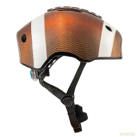 Crazy Safety - Football Bicycle Helmet - Brown (103001-01)