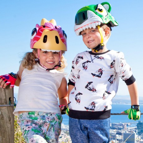Crazy Safety - Giraffe Bicycle Helmet - Brown (100401-03-01)
