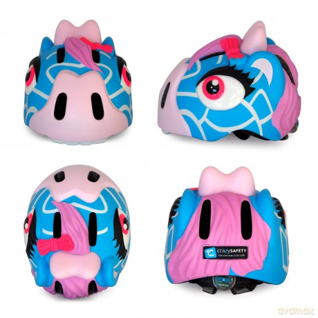 Crazy Safety - Giraffe Bicycle Helmet - Red (100401-02-01)
