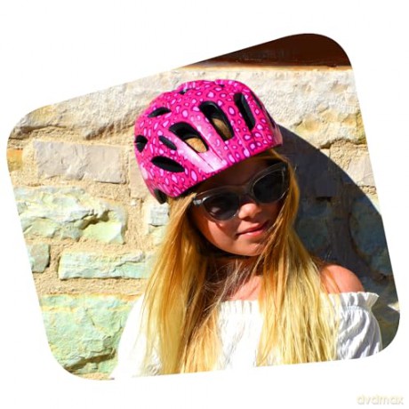 Crazy Safety - Stripes Bicycle Helmet - Dark Blue (160101-02-01)
