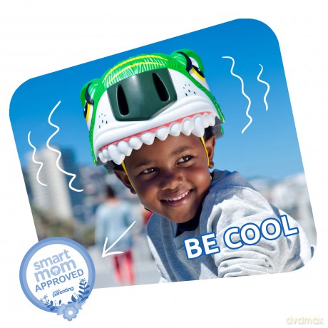 Crazy Safety - Tiger Bicycle Helmet - Green (100101-02-01)
