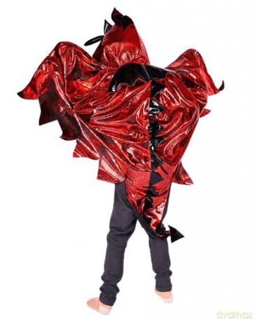 Den Goda Fen - Dragon Costume w. Wings (104-128 cm) (F97830)