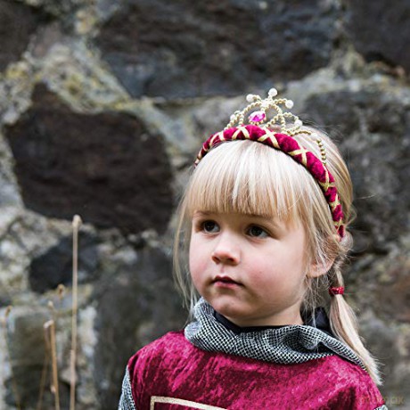 Den Goda Fen - Velvet Tiara - Red (14 cm) (F2534)