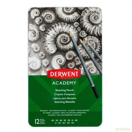 Derwent - Academy Sketching Tin (12 pcs) (605062)