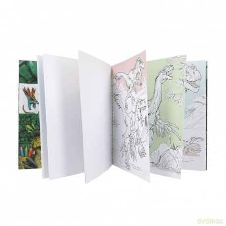 Dino World - Colouring Book With Reservible Seqins (0412757)