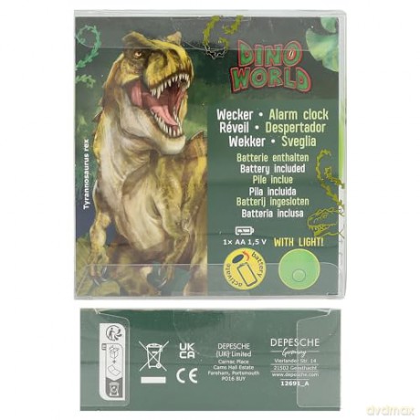Dino World Alarm Clock (0412691)