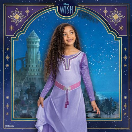 Disguise - Asha Deluxe Costume - Size 104