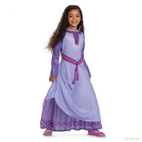 Disguise - Asha Deluxe Costume - Size 128