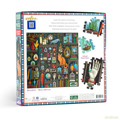 eeBoo - Puzzle 1000 pcs - Alchemist's Cabinet - (EPZTALC)