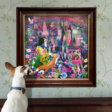eeBoo - Puzzle 1000 pcs - Cat and Castle - (EPZTCAC)