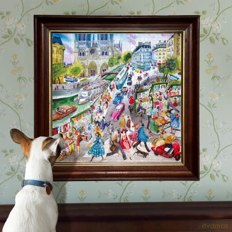 eeBoo - Puzzle 1000 pcs - Paris Bookseller - (EPZTPBS)