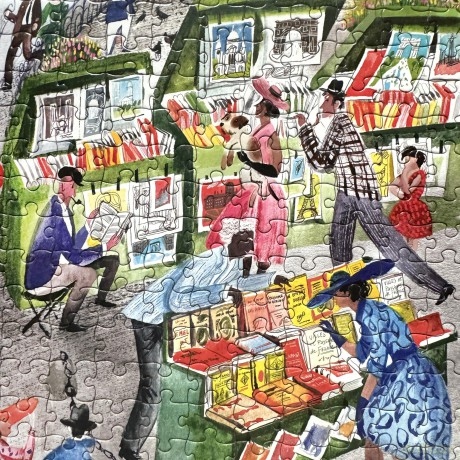 eeBoo - Puzzle 1000 pcs - Paris Bookseller - (EPZTPBS)