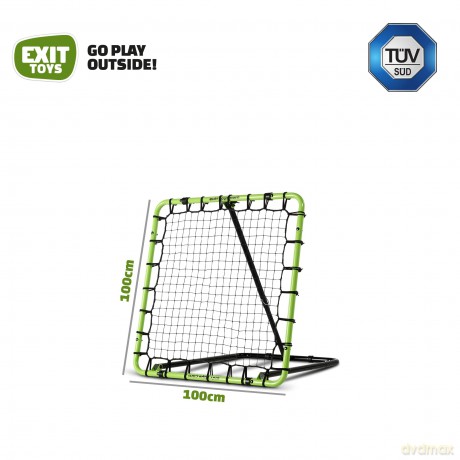 EXIT - Tempo Multisport Rebounder 100x100cm - Green/Black (43.20.10.00)