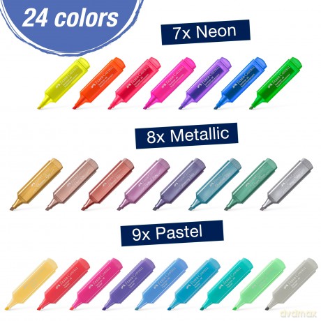 Faber-Castell - Highlighter TL 46 deskset (24 pcs) (254602)