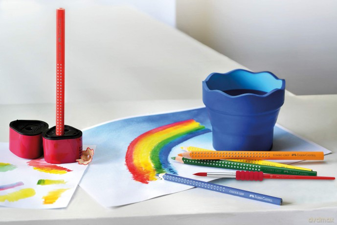 Faber-Castell - Pencil Jumbo Grip Neon box (5 pcs) (110994)