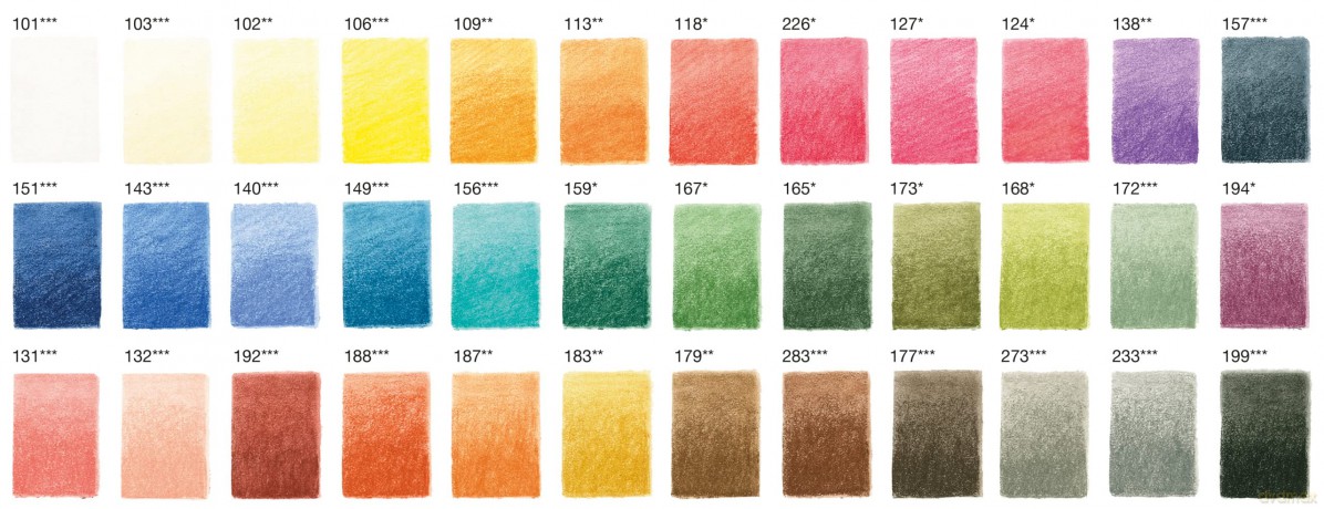Faber-Castell - Pitt Pastel Colour pencil, 36 pc (112136)