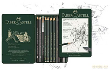 Faber-Castell - Set Pitt Graphite tin of 11 (112972)