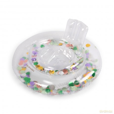 FILIBABBA - Baby swim ring Alfie - Rainbow Confetti - (FI-03229)