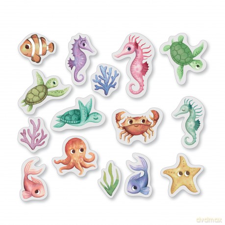 FILIBABBA - Foam bath toys - Under the sea - (FI-03052)