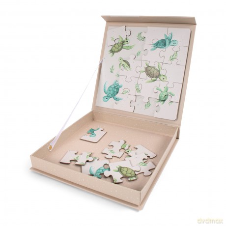 FILIBABBA - Magnetic games - Turtle puzzle - (FI-03041)
