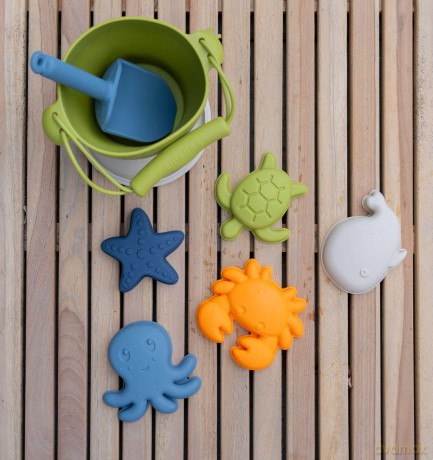 FILIBABBA - Silicone beach set - Animals of the Sea - (FI-03031)