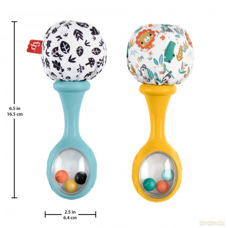 Fisher Price Newborn - Shake n' Rattle Maracas (HMF34)