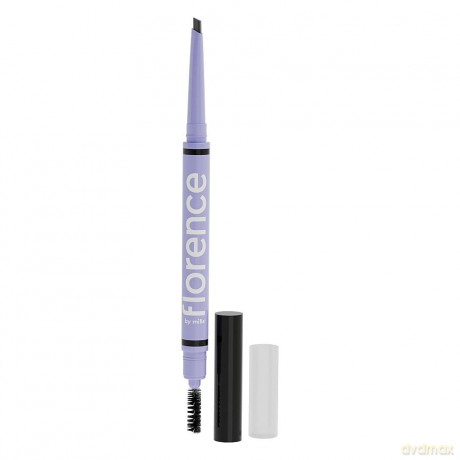 Florence by Mills - Tint N Tame Eyebrow Pencil With Spoolie Black brown