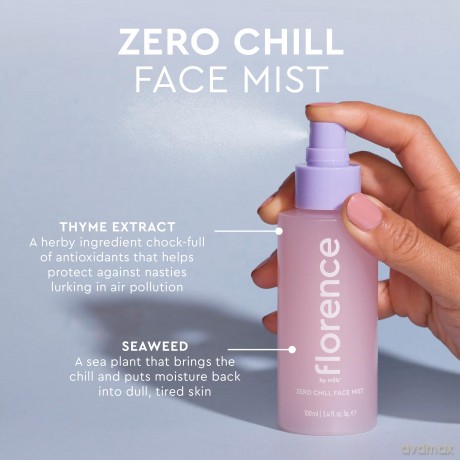 Florence by Mills - Zero Chill Face Mist Rose 100 ml