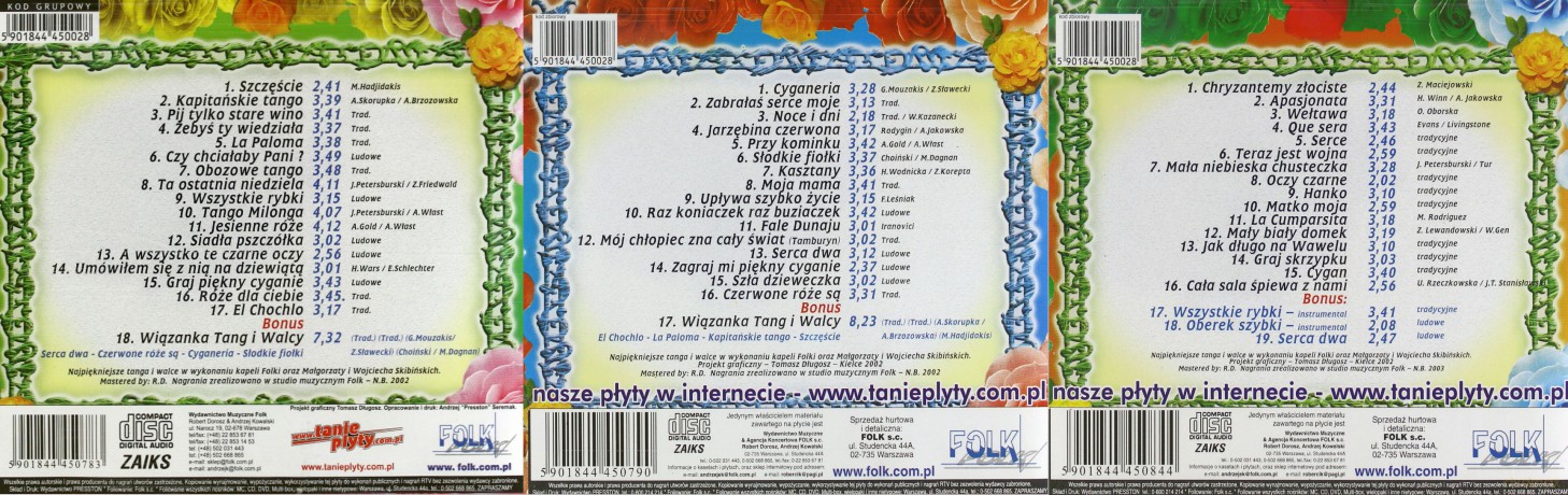 Najpiękniejsze tanga i walce Pakiet [3CD]
