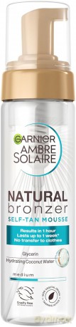Mus samoopalający Garnier - Ambre Solaire Natural Bronzer Self Tan Mousse 200 ml