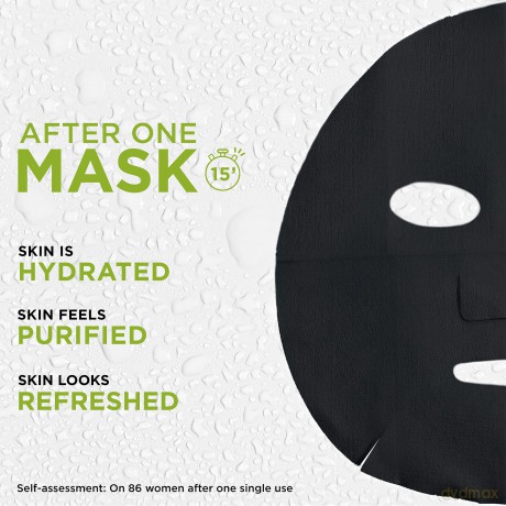 Garnier - Face Pure Charcoal Black Tissue Mask Black Algae - Bundle