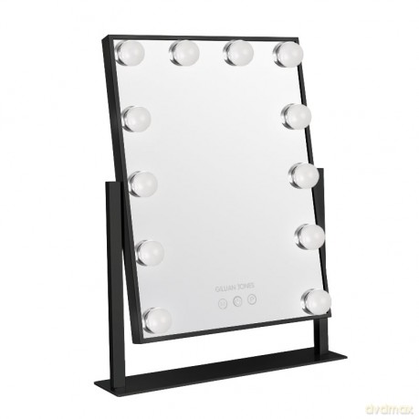 Gillian Jones - LED Light Hollywood Mirror Black