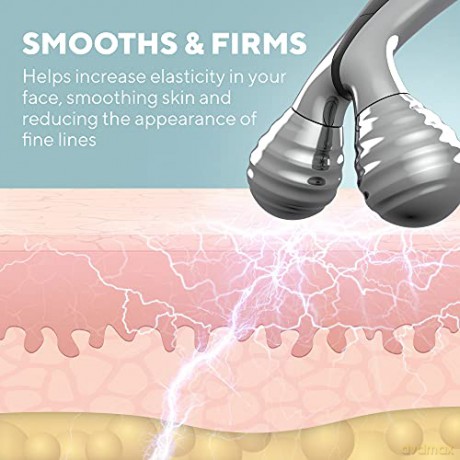 HoMedics - Facial Beauty Roller Silver colored