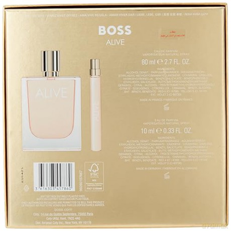 Hugo Boss - Alive EDP 80 ml + EDP 10 ml - Giftset