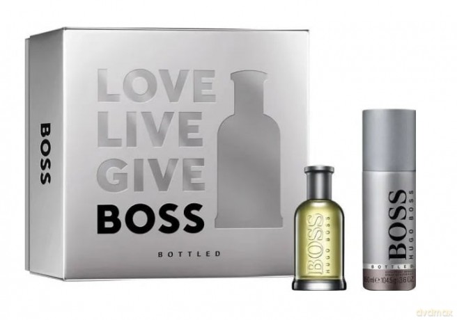 Hugo Boss - Bottled EDT 50 ml + Deodorant Spray 150 ml - Giftset