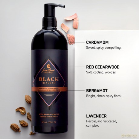 Jack Black - Black Reserve Body Hair Cleanser 295 ml