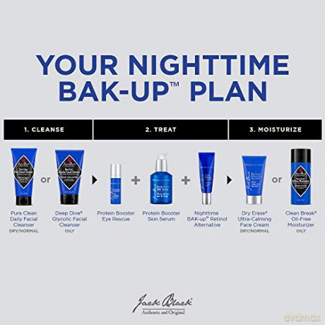 Jack Black - Nighttime BAK-up 50 ml